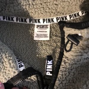 PINK Sherpa pullover XL